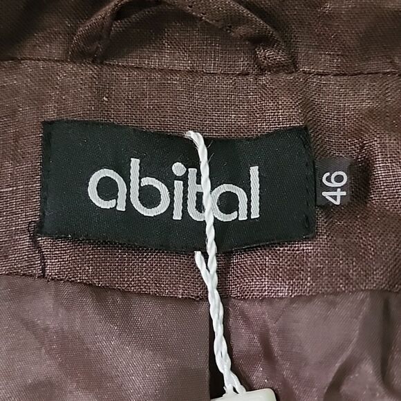 Abital Italy Linen Blazer Jacket 46 US M NWT - Picture 6 of 6